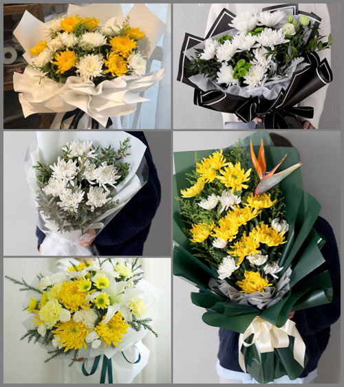江西鹰潭贵溪市罗河镇白事花束代送